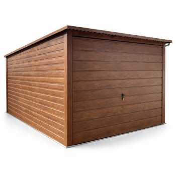 GARAŻ BLASZANY 3m x 5m ze spadem w tył | BL09