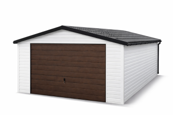 GARAŻ BLASZANY 4m x 6m z blachodachówką | BL16