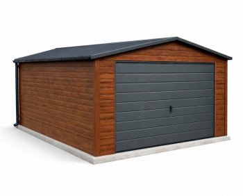GARAŻ BLASZANY 4m x 6m z drzwiami wejściowymi | BL15